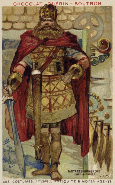 Hungarian Tartar Warrior Chief by French School